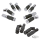 GZP Black Tornado II rider peg set