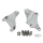 GZP Clear alu RR peg mounts XL14-UP