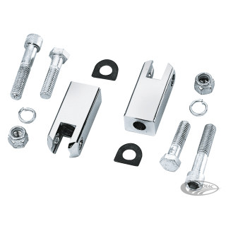 GZP Passenger peg mounts chrome pair XL8