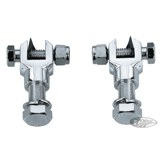 GZP Chrome footpeg supports w/hardwar