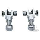 GZP Chrome footpeg supports w/hardwar