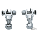 GZP Chrome footpeg supports w/hardwar