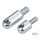 Bullet style footpeg supports 3/8-24