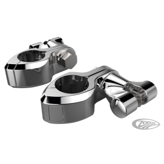 Chr Hingeless Clamps w/Clevis 1-1/4" clm