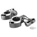 Chr Hingeless Clamps w/Clevis 1-1/4" clm