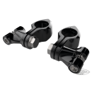 Blk Hingeless Clamps w/ Clevis 1-1/4"