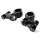 Blk Hingeless Clamps w/ Clevis 1-1/4"