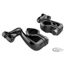 Blk Hnglss Clmps w/ Ext.Arm+Clevis 1-1/4