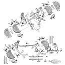 Front footboard support rod nut 45CI WhP
