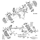 Front footboard support rod nut 45CI WhP