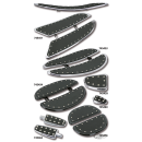 Banana footboard Chrome 14"