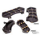 DIAMOND FR FLRBRD BLK W/ GEMS BRASS