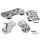 DIAMOND PSSNGR FLRBRD CHR W/ GEMS RED