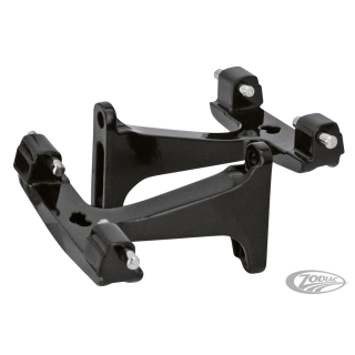 Black passenger footboard mount kit