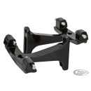 Black passenger footboard mount kit