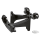 Black passenger footboard mount kit