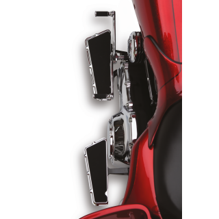 LOUVERED DRIVER FLOORBOARDS, CHROME