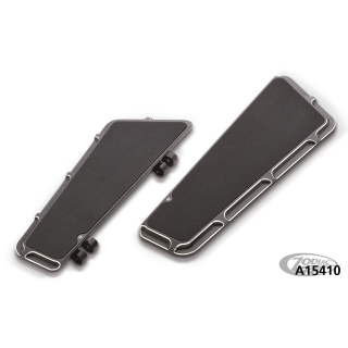LOUVERED DRIVER FLOORBOARDS, BLACK