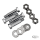 Colony footboard hinge kit 82-up, chrome