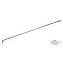 GZP chrome long rear brake rod #42257-36