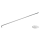 GZP chrome long rear brake rod #42257-36