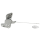 Clutch rod end 36-84 chrome