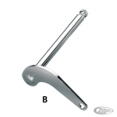 GZP Shiftershaft FXR84-87 Chrome #34621