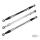 Shift Rod Spiral Black&MachineCut