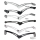 HEEL/TOE SHIFTER KIT DEEP CUT CHROME FLT