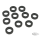 10pck Washer, Black Nylon, Shifter Lever