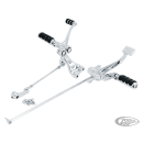 GZP Chrome Forward controls XL14-up +2"