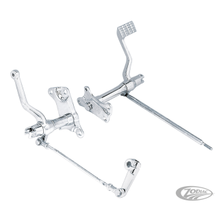 GZP Chrome forward control kit +2" XL86-