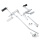 GZP Chr fwrd controls w/o pegs XL77-78