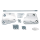 GZP Chr.2" floorboard ext.kit Softail 86