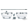REPL. BRAKE LINE, 3" EXT. KIT FXST00-06