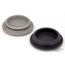 Axle cap, each, Ohlins clear anodised