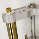 Caliper brckt clr Ohlins 11.5" l/h 00-up