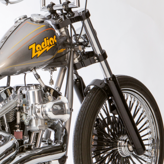 Slim Blk Bubba Front fork +12" (over FL)