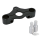 Triple clamp Black inline for Springer