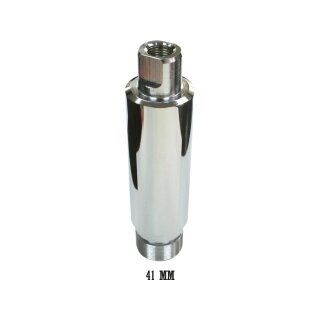 GZP Chr 41mm fork tube 4" extension kit