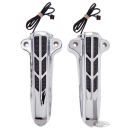 Lower Leg Cvr Chr w/AMBER LED FLH/T14-UP