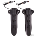 Lower Leg Cvr Blk w/AMBR LED FLH/T14-UP