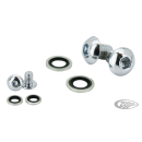 35/39mm Fork Drain Screw Kit Chrome