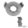 Steer stop stainless XL, FXD, FXR models