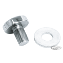 Chrome Stem Bolt FLST FXR FXD XL, 86 up