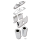 GZP Upper cvr wide-glide Stainl.3 1/2" c