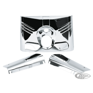 GZP Chrome headlight tins FLST