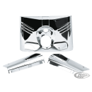 GZP Chrome headlight tins FLST
