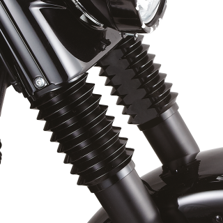 RETRO FORK BOOT SET, 86-UP FLHT/06-UP FL