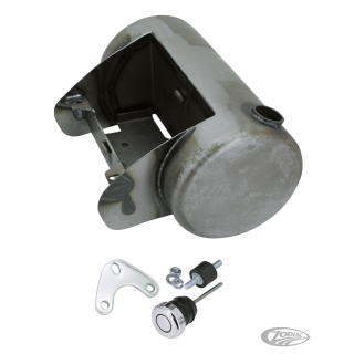 Round raw custom oil tank side fill